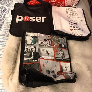 6 lululemon bags